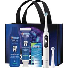 Crest® + Oral-B® iO® Ortho Essentials Power Toothbrush Bundle