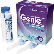 Genie® Bite Registration Material – Mint Flavored, 50 ml Cartridge, Blue with Tips Green, 2/Pkg