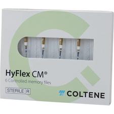 HyFlex® CM™ Controlled Memory NiTi Files – 19 mm Length, Size 25, 0.08 Taper, 6/Pkg