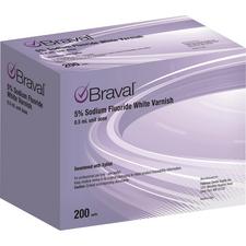 Braval® 5% Sodium Fluoride White Varnish Sample, 0.5 ml Unit Dose