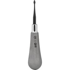 BTG Surgical Elevator – Spade, Offset Angled, Titanium Nitride Coated, Bloody Tooth Guy Handle, Single End