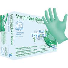 Sempersure® Nitrile Exam Gloves – Powder Free, Green