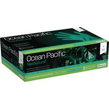 Gants médicaux en polychloroprène NeoNatural™ Ocean Pacific® – sans poudre, sans latex, vert émeraude, 100/emballage