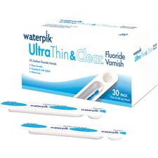 Waterpik® Ultra Thin & Clear™ 5% Sodium Fluoride Varnish, 0.4 ml Single Dose with Applicator Brush