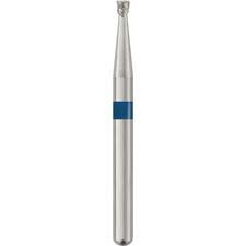 Patterson® Sterile Single-Use Diamond Burs – FG, Medium, Blue, Inverted Cone, # 805, 1.2 mm Head Diameter, 25/Pkg