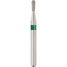 Patterson® Sterile Single-Use Diamond Burs – FG, Coarse, Green, Pear, # 830, 1.2 mm Head Diameter, 25/Pkg