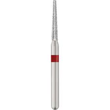 Patterson® Sterile Single-Use Diamond Burs – FG, Fine, Red, Round End Taper Long, # 856, 25/Pkg