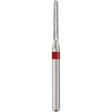 Patterson® Sterile Single-Use Diamond Burs – FG, Fine, Red, Modified Beveled Cylinder, # 878, 25/Pkg