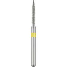 Patterson® Sterile Single-Use Diamond Burs – FG, Extra Fine, Yellow, Flame, 25/Pkg