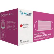 Masque en mousse antibuée Pri-Med® – ASTM niveau 3, indigo, 50/emballage