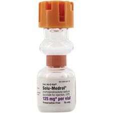 Solu-Medrol® Injection, 125 mg/2 ml Strength, 2 ml, Single Dose Vial 