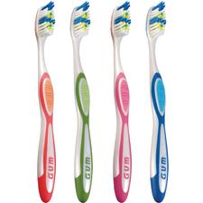 GUM® Tooth & Tongue Toothbrush, 12/Pkg