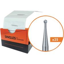 Singles Sterile Carbide Burs – RA, Round, 25/Pkg