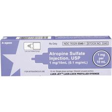Atropine 1 mg/10 ml Injection, 1/Pkg 