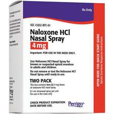 Naloxone Hydrochloride Nasal Spray - 4 mg/0.1 ml, 2/Pkg