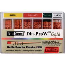 Dia-Pro™ Gutta Percha Points Gold, 60/Pkg
