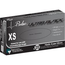 Pulse® Ultra Black™ Nitrile Exam Gloves – Latex Free, Powder Free, Black, 2000/Pkg