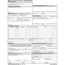 2024 ADA-Approved Claim Forms – Single-Sheet Bond/Laser Compatible, Nonpadded, 8-1/2" W x 11" H, 500/Pkg