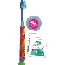 GUM® KIT Kids Patient Crayola™ Deep Clean Toothbrush Bundle, 144 Packs/Pkg