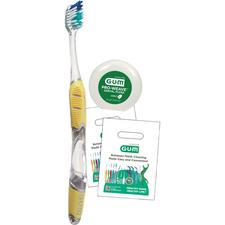 GUM® KIT Adult Patient Technique® Complete Care Toothbrush Bundle, 144 Packs/Pkg