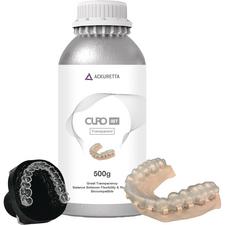 CURO IBT 3D Resin – Transparent, 500 g Bottle
