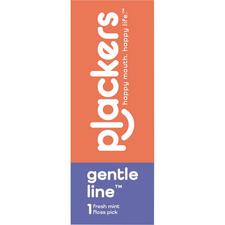 Plackers® Gentle Line™ Dental Floss Picks – Sample Packs, Fresh Mint 