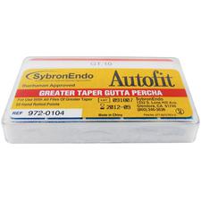 Autofit Backfill Gutta Percha Points, 60/Pkg