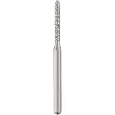 Patterson® Sterile Single-Use Diamond Burs – FG, Medium, Blue, Modified Beveled Cylinder, # 878, 1.2 mm Head Diameter, 25/Pkg