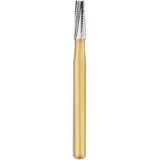 Great White® Gold Series Sterile Carbide Burs – FG, Tapered Fissure, # 702, 25/Pkg