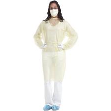 Medicom® Isolation Gowns – Regular, Yellow, 10/Pkg