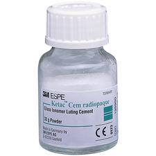 Ketac™ Cem Radiopaque Permanent Glass Ionomer Luting Cement Powder Refill, 33 g Bottle