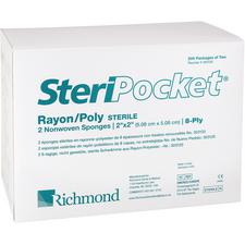 SteriPocket® Rayon/Poly Nonwoven Sponges, Sterile