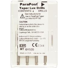 Recharges de forets pour système de tenons esthétiques translucides ParaPost® Taper Lux™ – Assortiment, 4/emballage