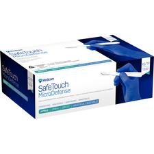 SafeTouch® MicroDefense™ Antimicrobial Nitrile Exam Gloves – Powder Free, Nonsterile, Violet Blue