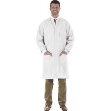SafeWear™ High Performance Lab Coats™ – White Frost, 12/Pkg