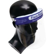Braval® Face Shield with Elastic Band, 10/Pkg