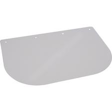 FS-1 Spring Adjustable Face Shield Replacement Shield, 10/Pkg