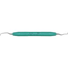 Amazing Gracey™ Curette – # 12/13, Extended Reach, Green Resin Handle, Double End