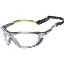 ProVision® Secure™ Safety Eyewear with Strap – Black Frame, Clear Lens