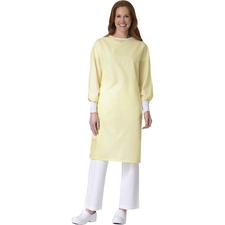 Unisex F-Shield Precaution Gown – Yellow, PFAS-Free