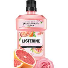 Listerine® Zero Alcohol Mouthwash – Grapefruit Rose, 500 ml Bottle, 6/Pkg