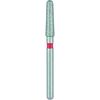 NTI® Diamond Burs – FG, Fine, Cone Round End, 5/Pkg - Taper, # F856, 2.1 mm Diameter, 8.0 mm Length