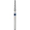 Patterson® Single-Use Diamond Burs – FG, Medium, Blue, Round End Taper Long, # 856 - 1.6 mm Head Diameter, 5/Pkg