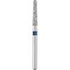Patterson® Single-Use Diamond Burs – FG, Medium, Blue, Round End Taper Long, # 856 - 1.8 mm Head Diameter, 5/Pkg