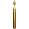 Instruments diamantés multicouches à usage multiple Alpen – FG, grain extra fin, jaune, forme oblongue à bout pointu, n° 368, 5/emb.