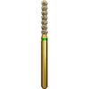 Alpen Multi-Use Multilayer Diamond Instruments – FG, Coarse, Green, Striated Cylinder, 5/Pkg - # 6052, 1.8 mm Head Diameter, 8 mm Head Length