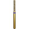 Alpen Multi-Use Multilayer Diamond Instruments – FG, Medium, Blue, Flat End Cylinder - # 837, 1.6 mm Head Diameter, 8 mm Head Length, 5/Pkg