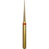 Alpen Multi-Use Multilayer Diamond Instruments – FG, Fine, Red, Needle - # 859, 1.4 mm Head Diameter, 10 mm Head Length, 5/Pkg