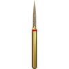 Alpen Multi-Use Multilayer Diamond Instruments – FG, Fine, Red, Flame, 5/Pkg - # 862, 1.2 mm Head Diameter, 8 mm Head Length