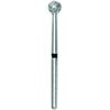 Spring Disposable Surgical Length Diamond Burs – FG Long, Super Coarse, Green, Round, # 801L - 2.3 mm Head Diameter, 25/Pkg
